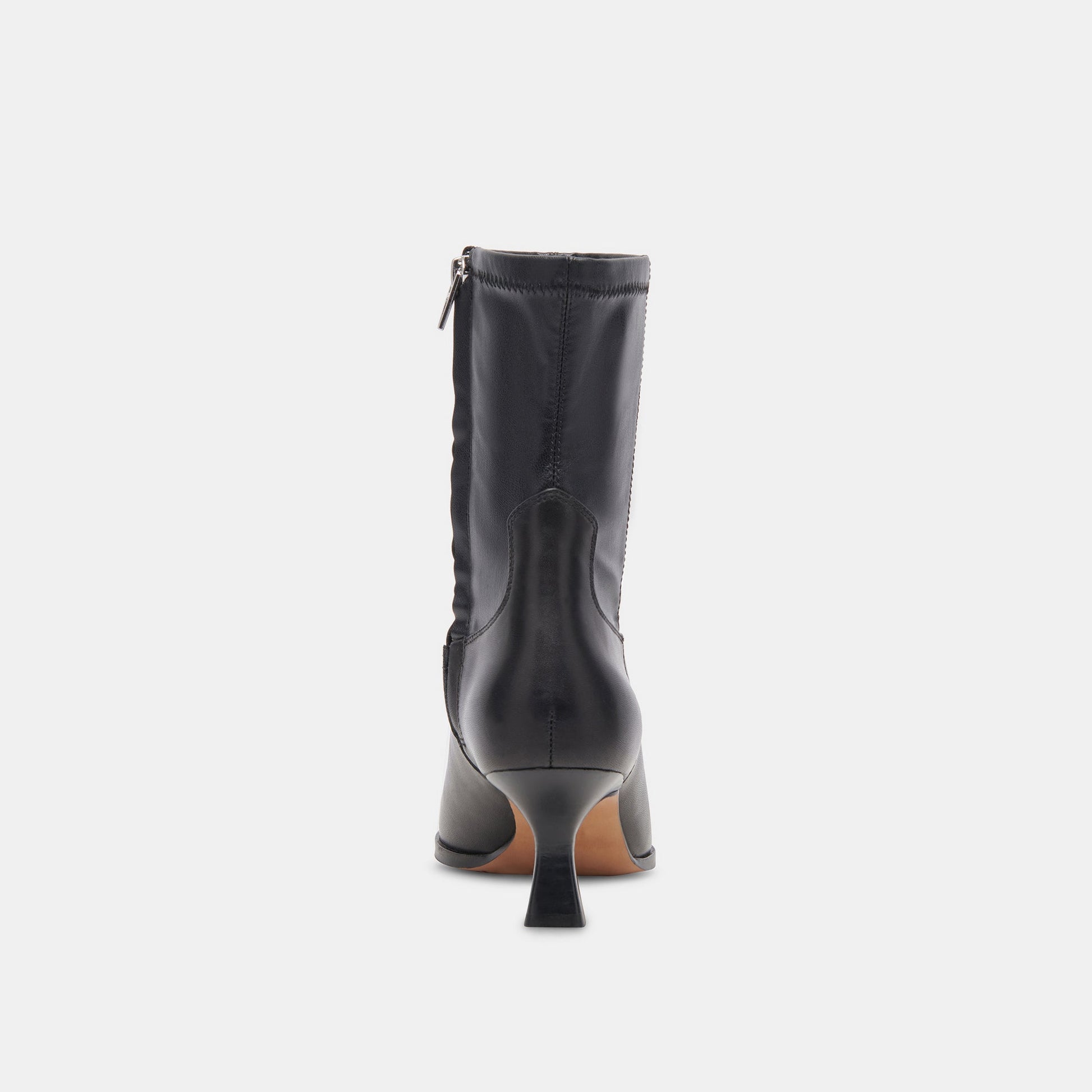 Arya Black Leather Boots