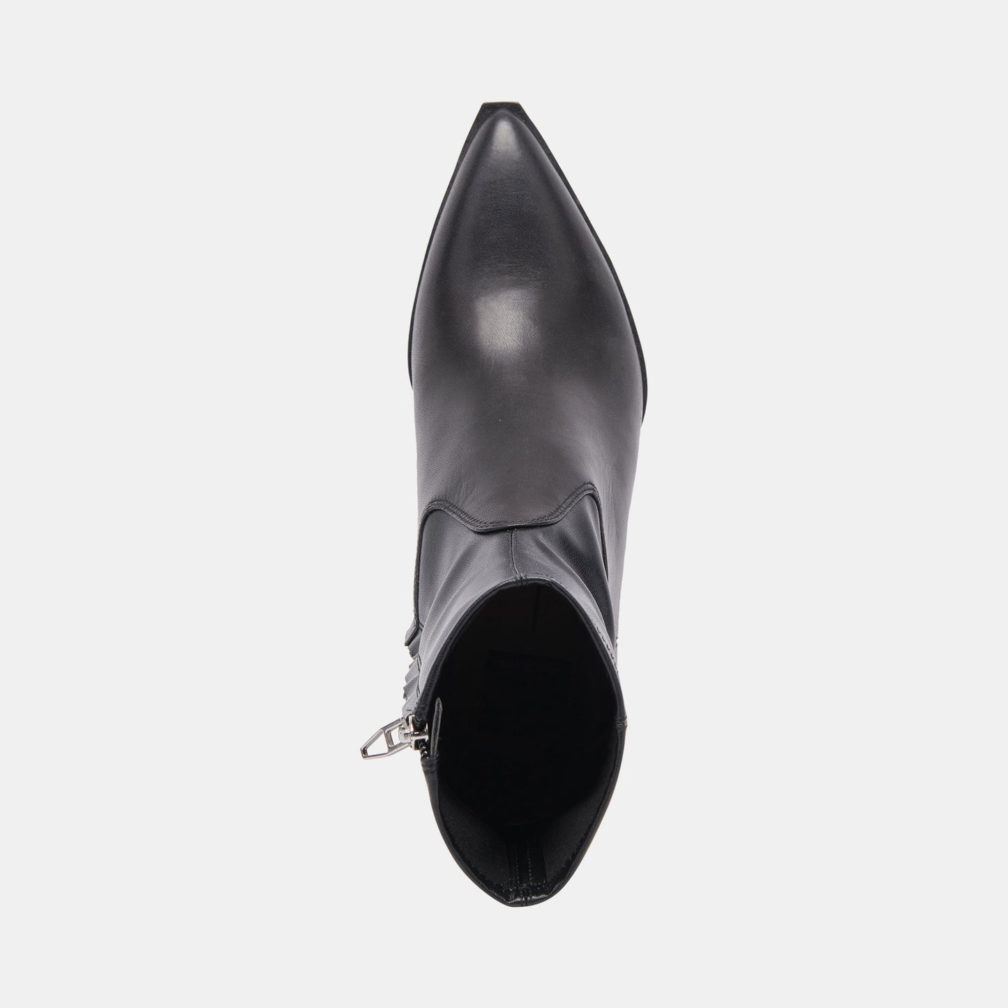 Arya Black Leather Boots