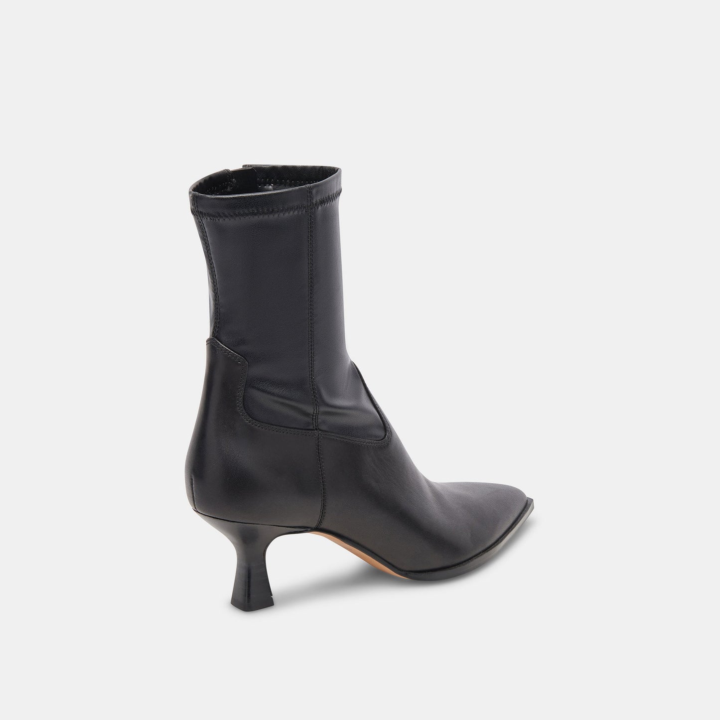 Arya Black Leather Boots