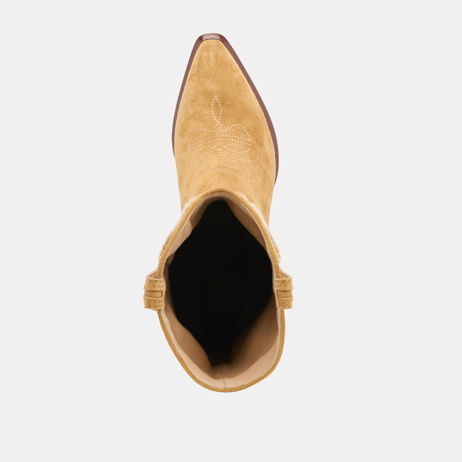 Vila Caramel Suede Boots