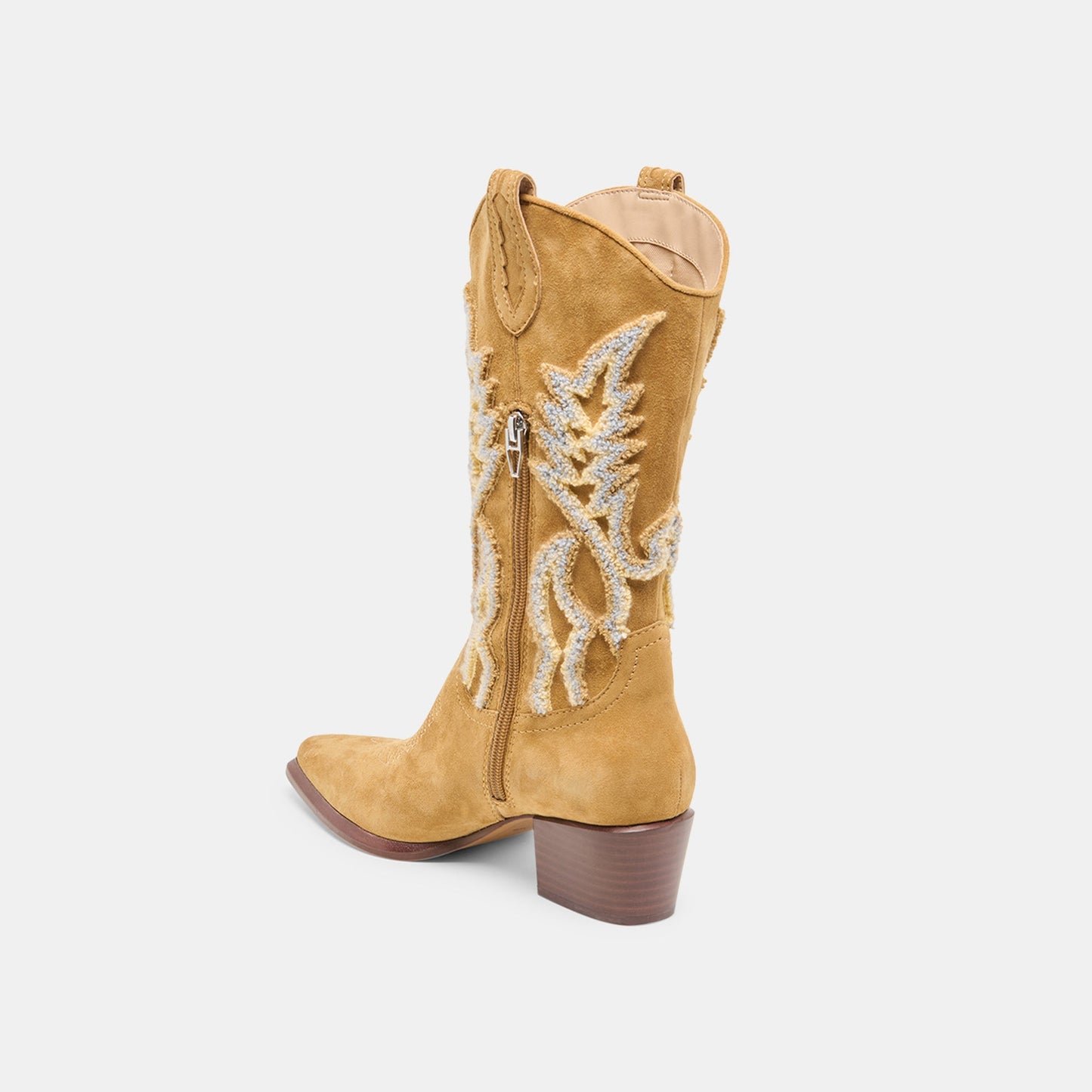 Vila Caramel Suede Boots