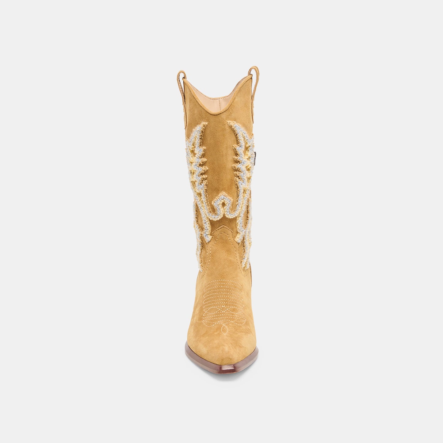 Vila Caramel Suede Boots