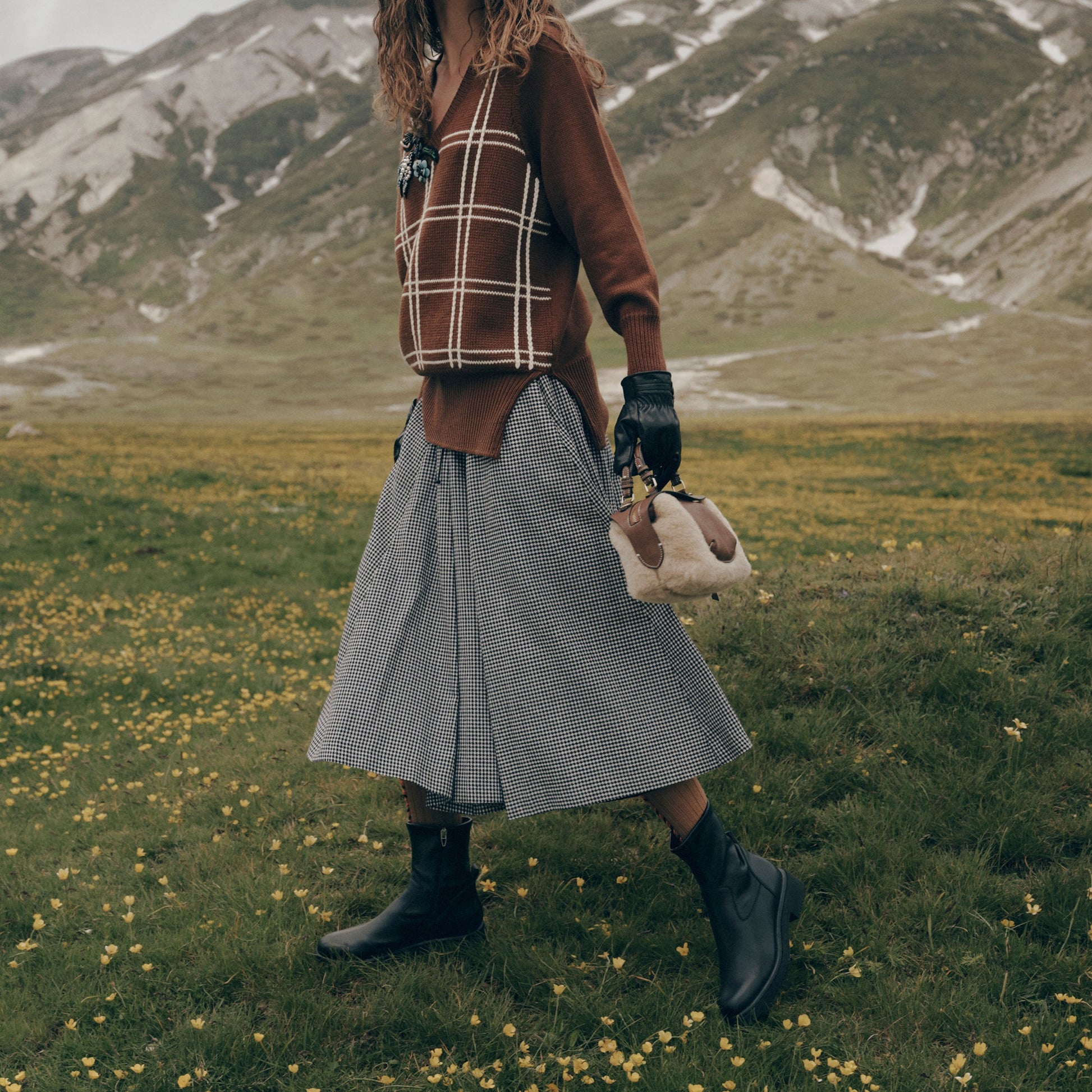 Simaya H2O Waterproof Black Leather Boots