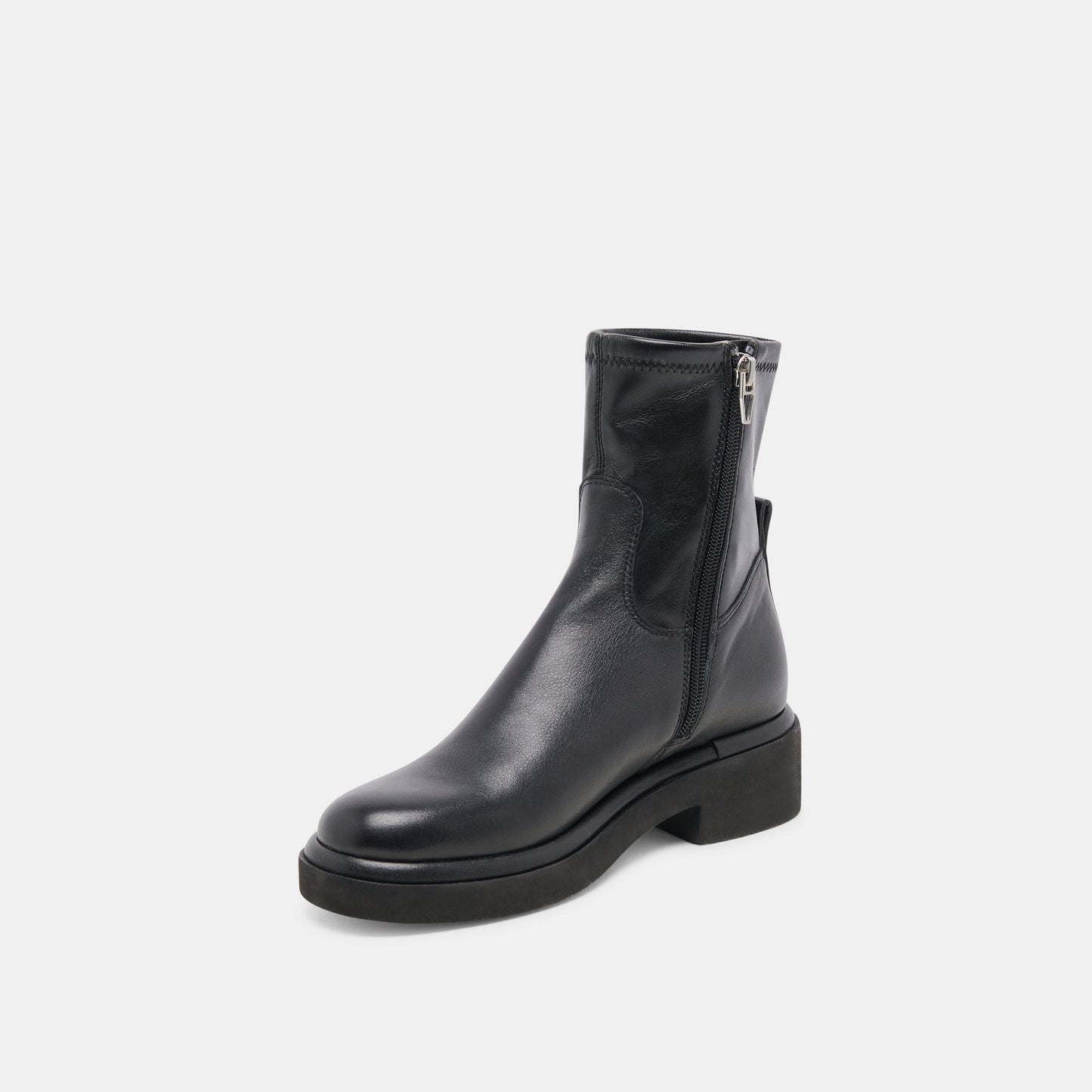 Simaya H2O Waterproof Black Leather Boots