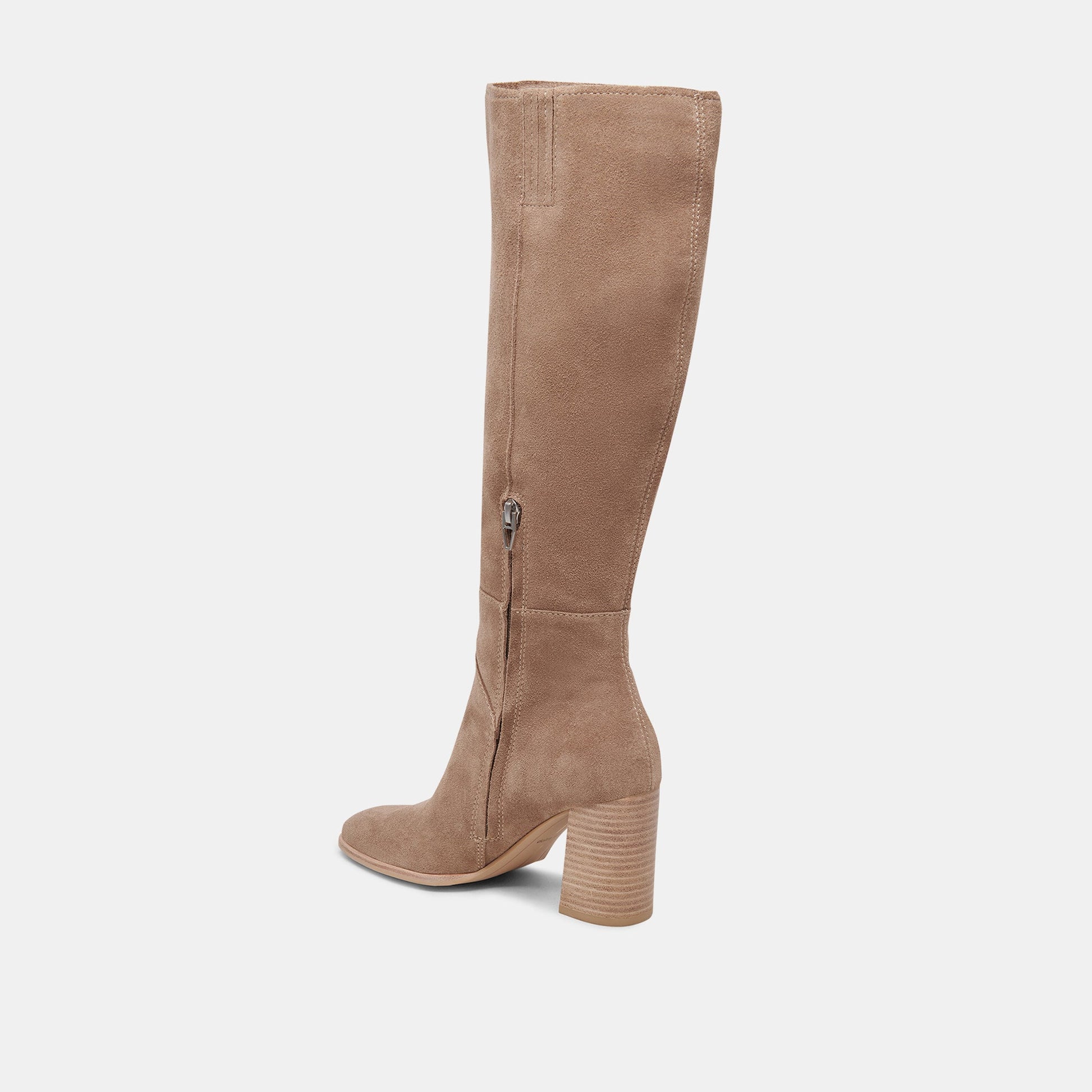 FYNN Boots Truffle Suede | Knee-High Truffle Suede Boots
 – Dolce Vita