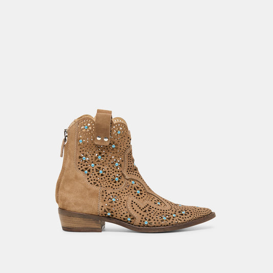 Oakly Mushroom Suede Booties