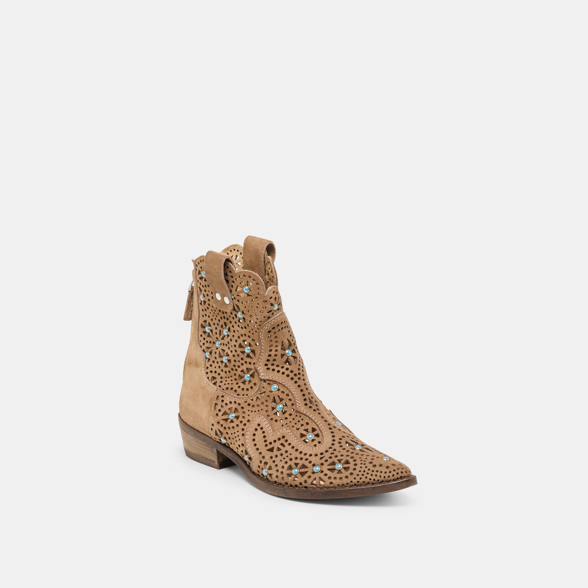 Oakly Mushroom Suede Booties