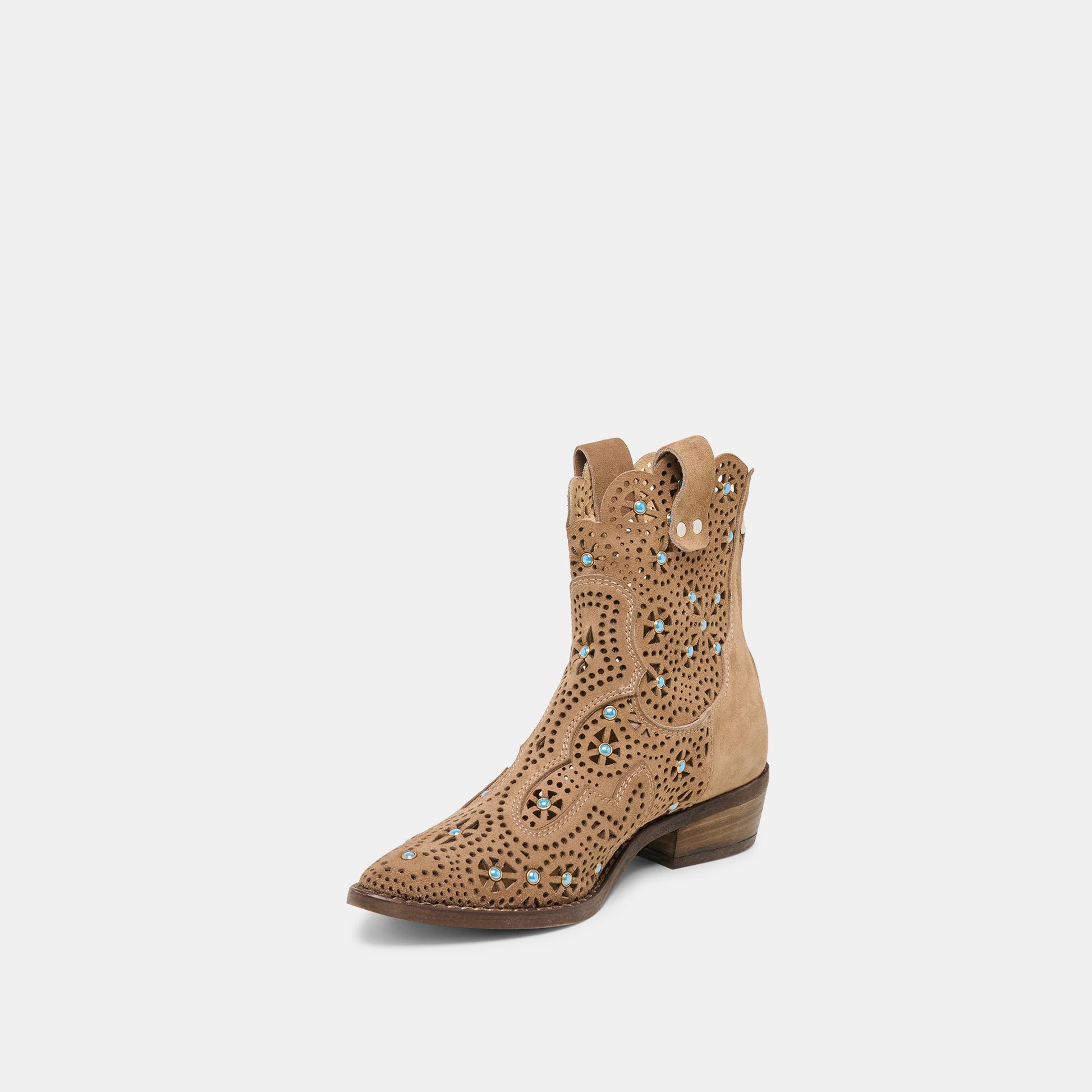 Oakly Mushroom Suede Booties