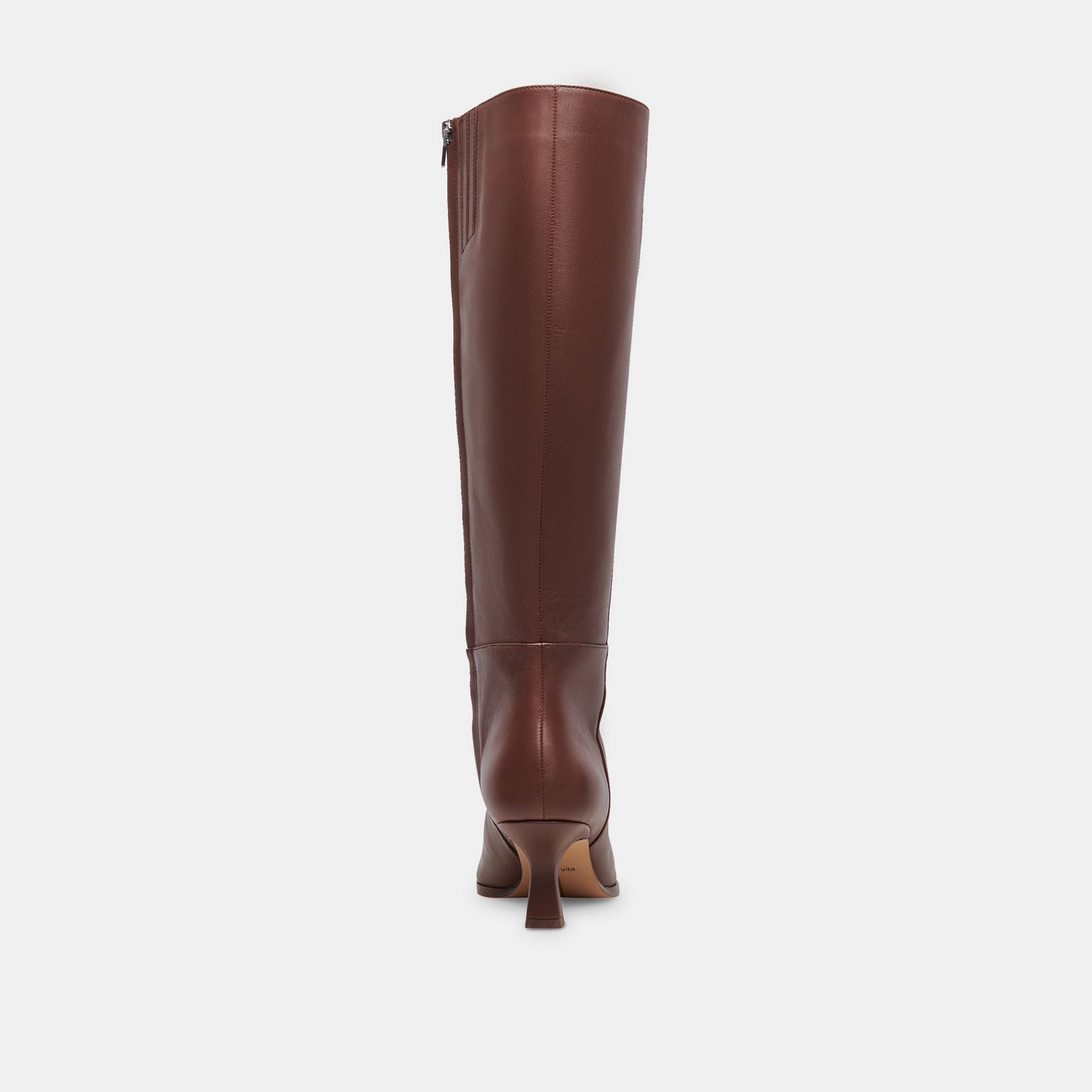 Auggie Extra Wide Calf Chocolate Boots | Leather Wide Calf Boots
 – Dolce Vita