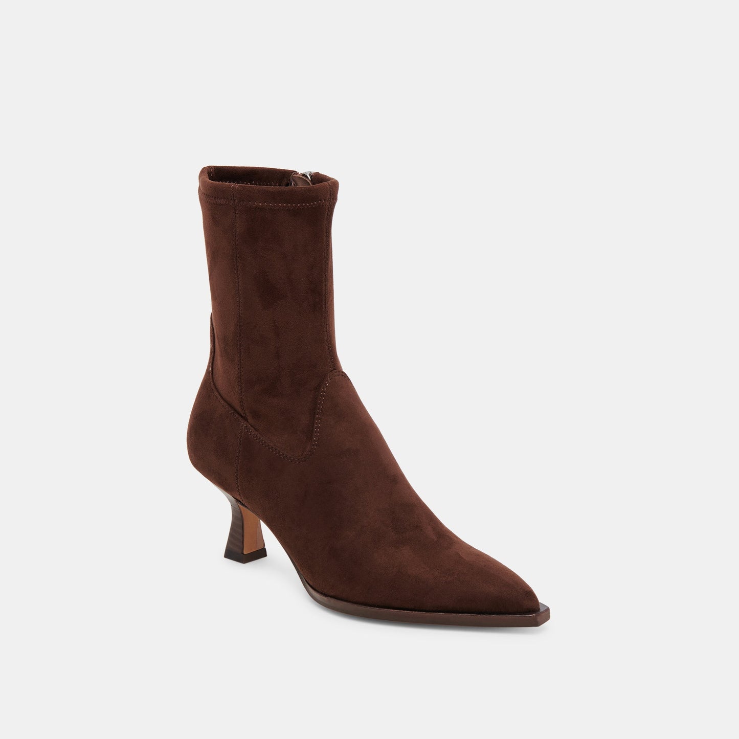 Arya Boots | Dark Brown Stella Suede Boots by Dolce Vita