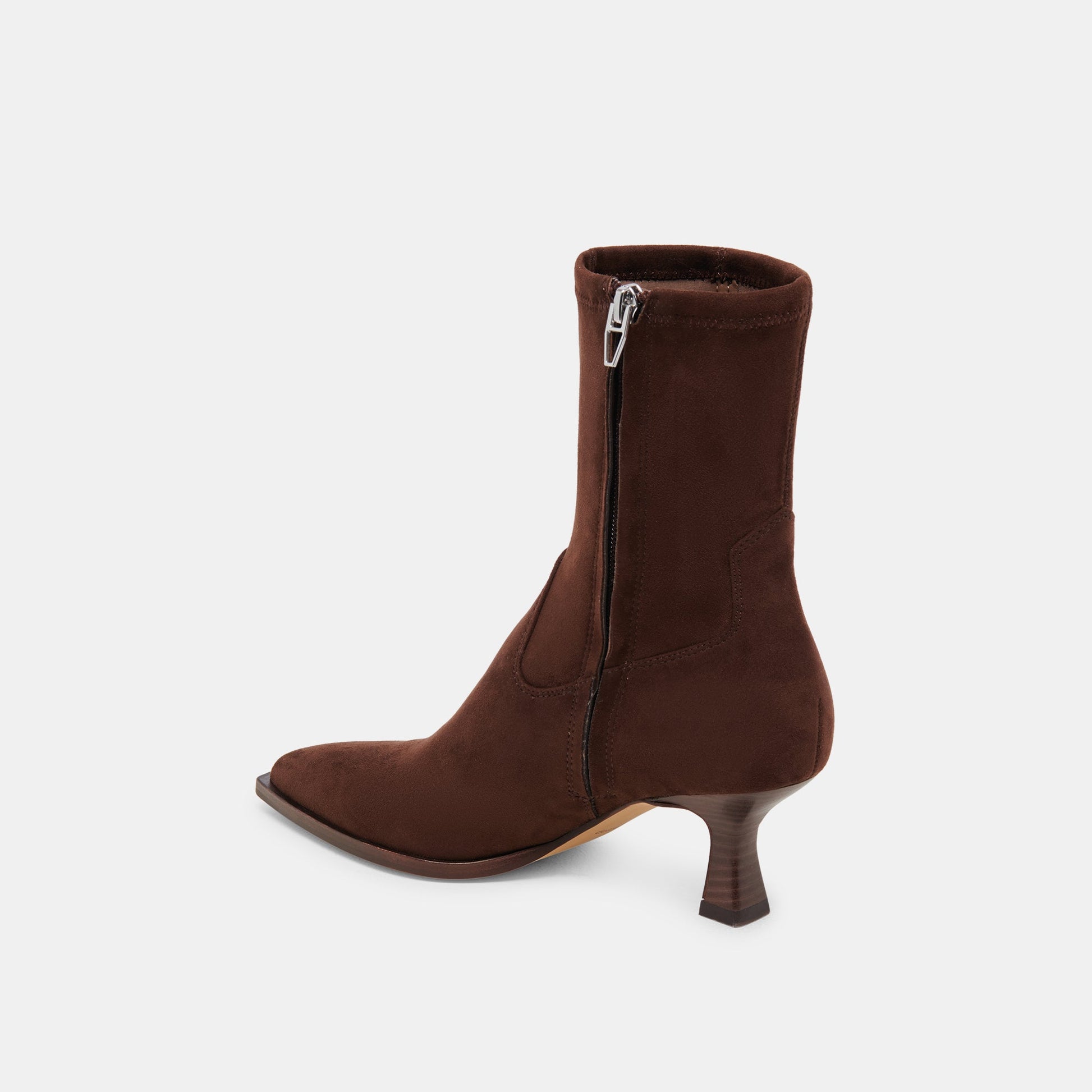 Arya Boots | Dark Brown Stella Suede Boots by Dolce Vita