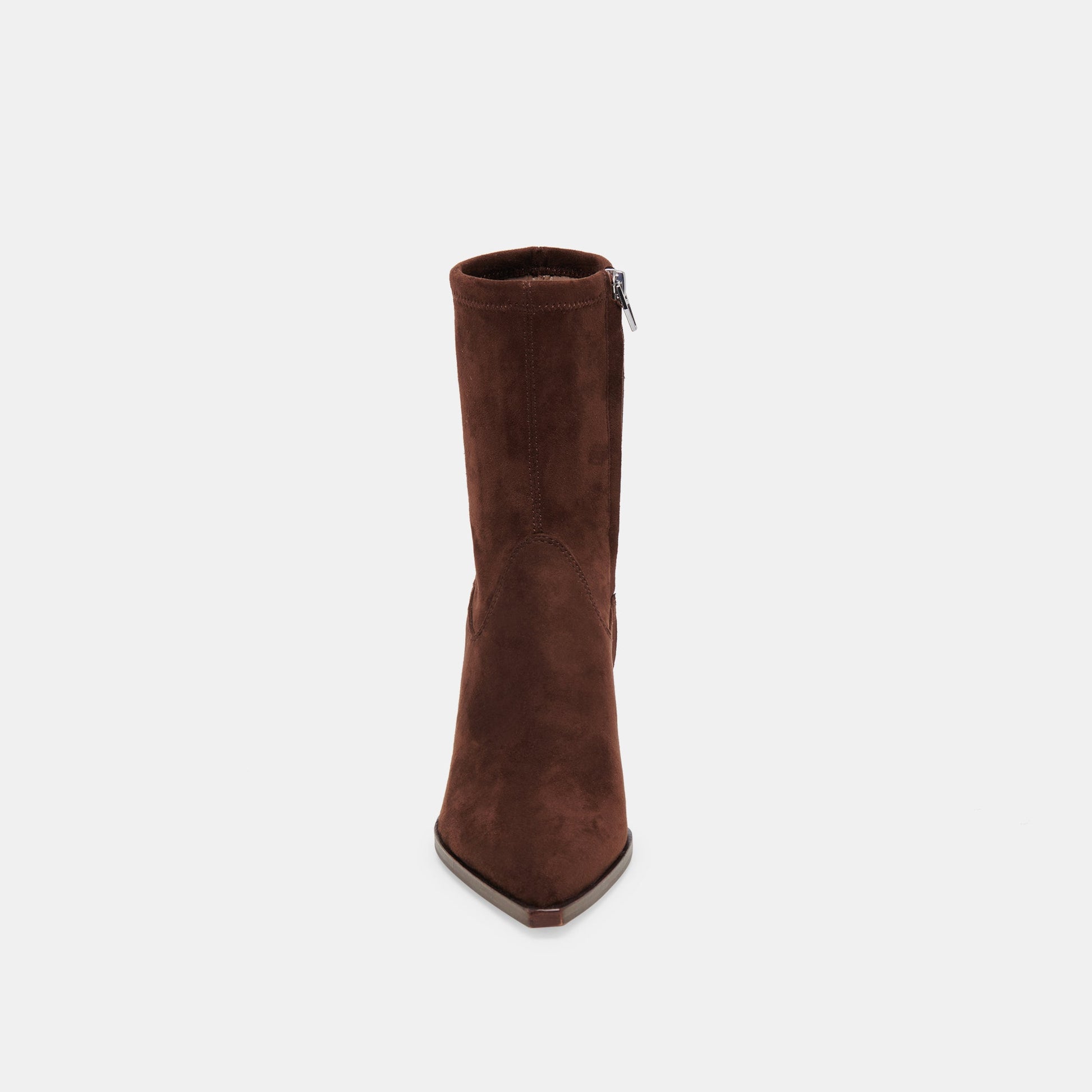 Arya Boots | Dark Brown Stella Suede Boots by Dolce Vita