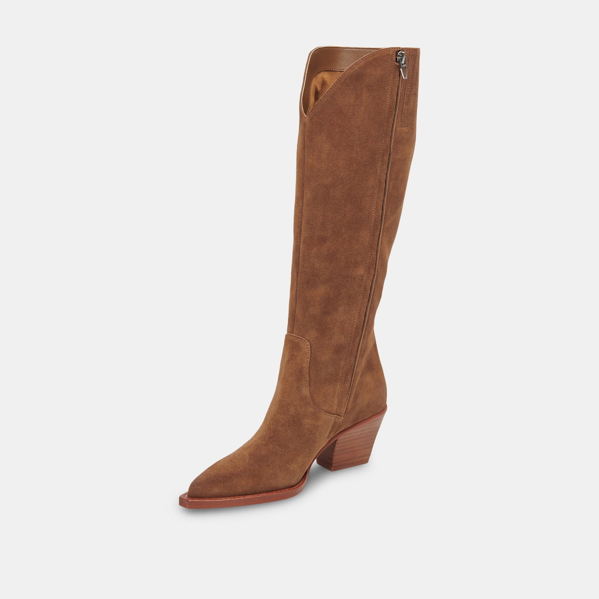 Raj Extra Wide Calf Brown Suede Boots | Suede Wide Calf Boots
 – Dolce Vita