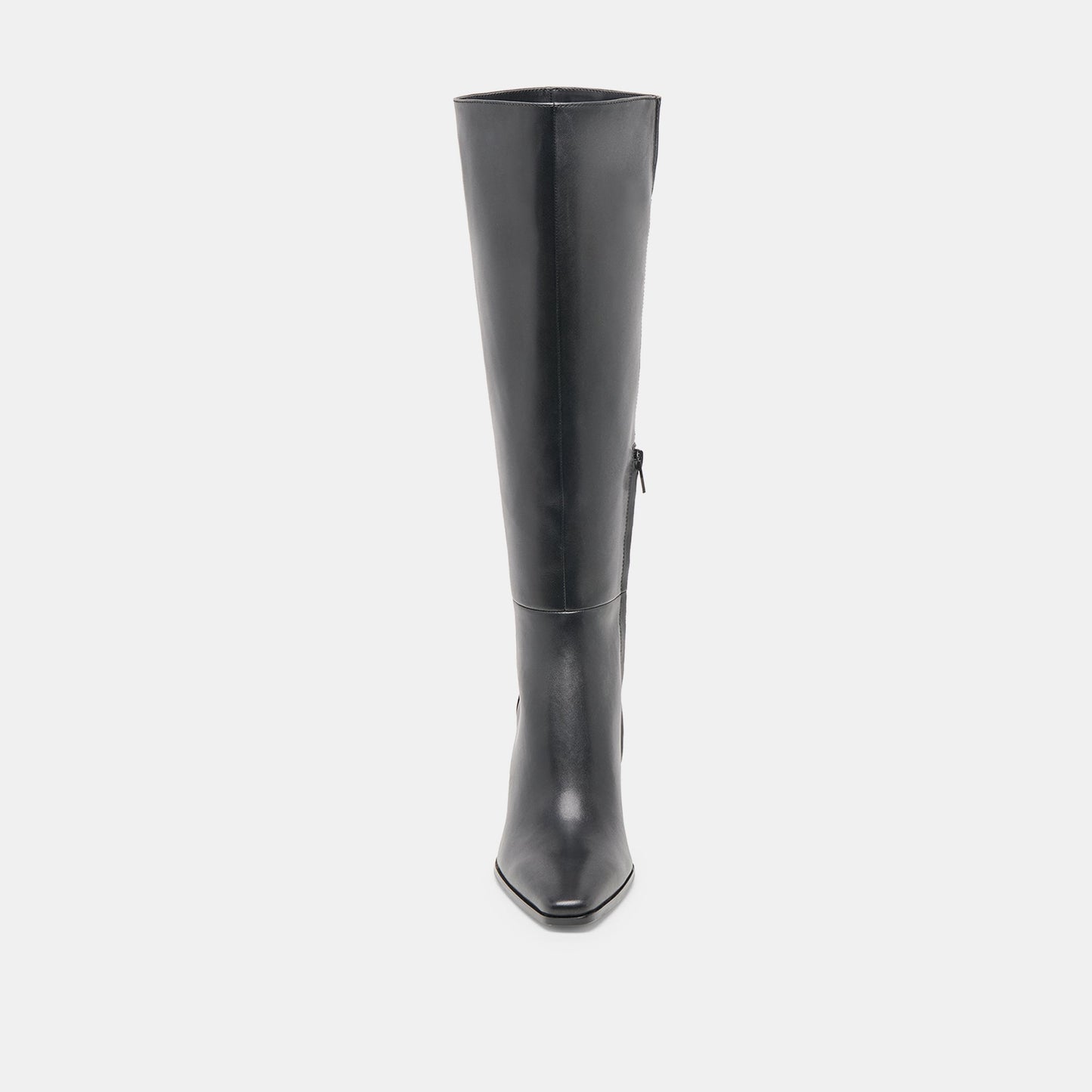 Emmi Black Leather Wide Calf Boots