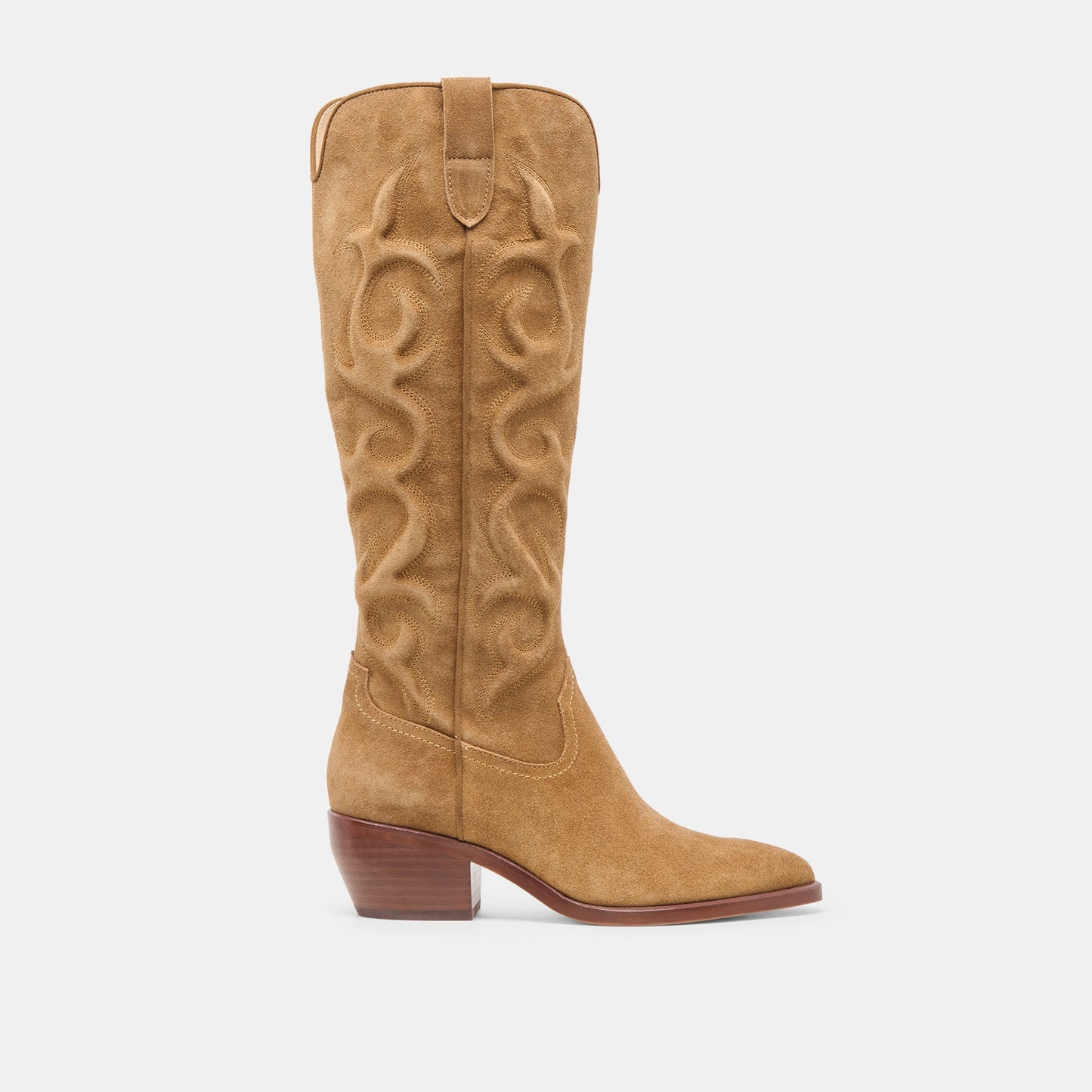 Mirla Lt Brown Suede Boots
