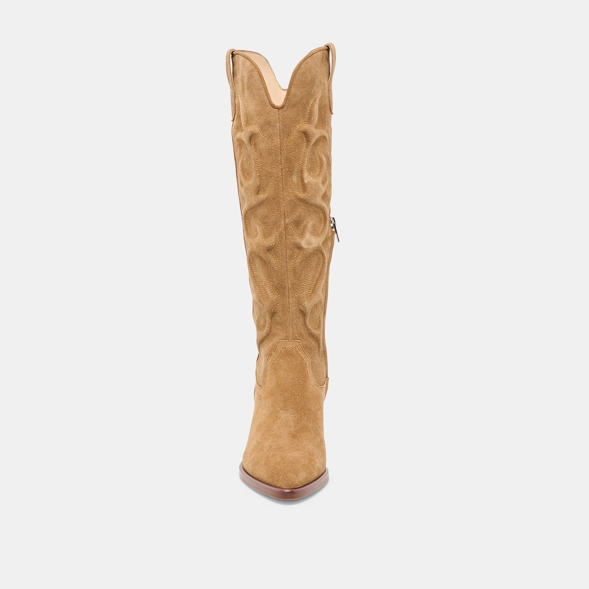 Mirla Lt Brown Suede Boots