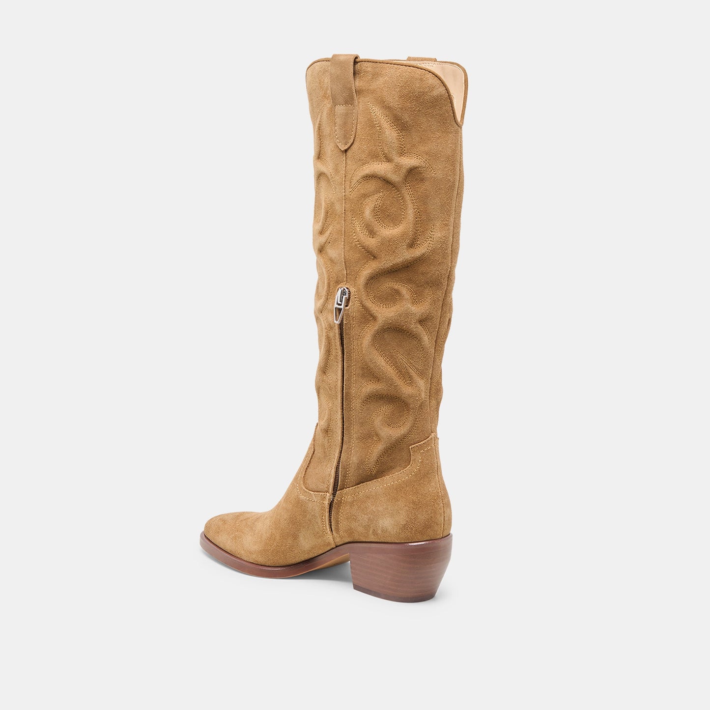 Mirla Lt Brown Suede Boots