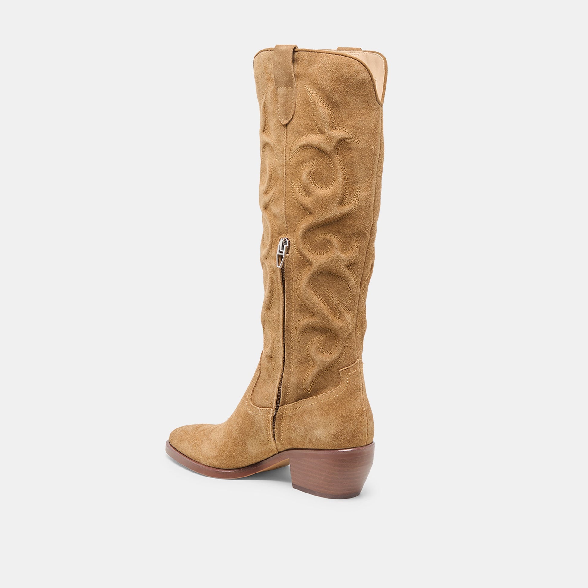 Mirla Lt Brown Suede Boots