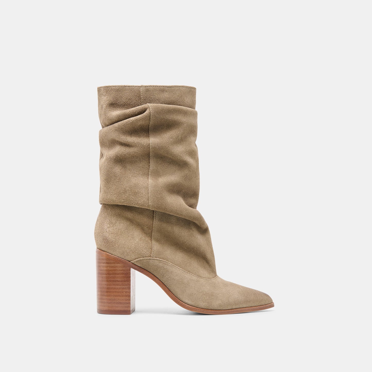 Talina Olive Suede Boots