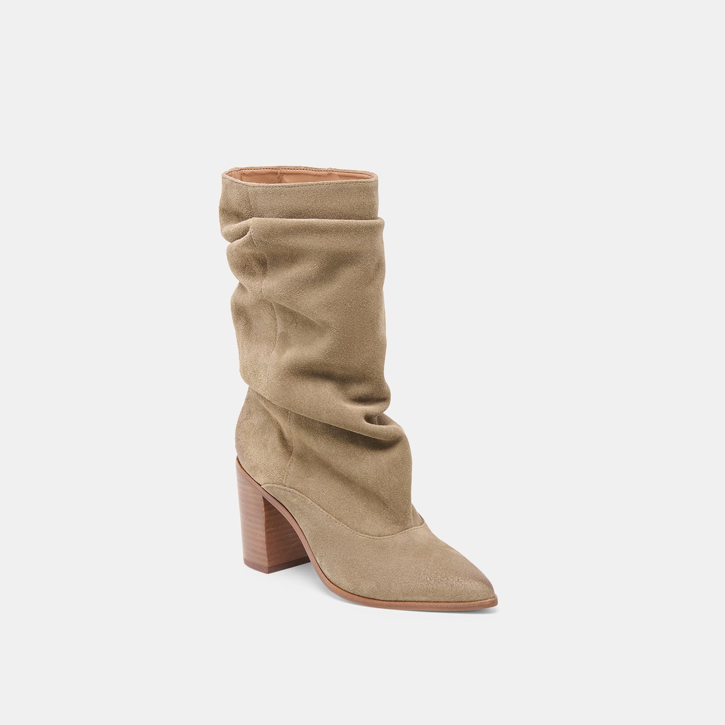 Talina Olive Suede Boots