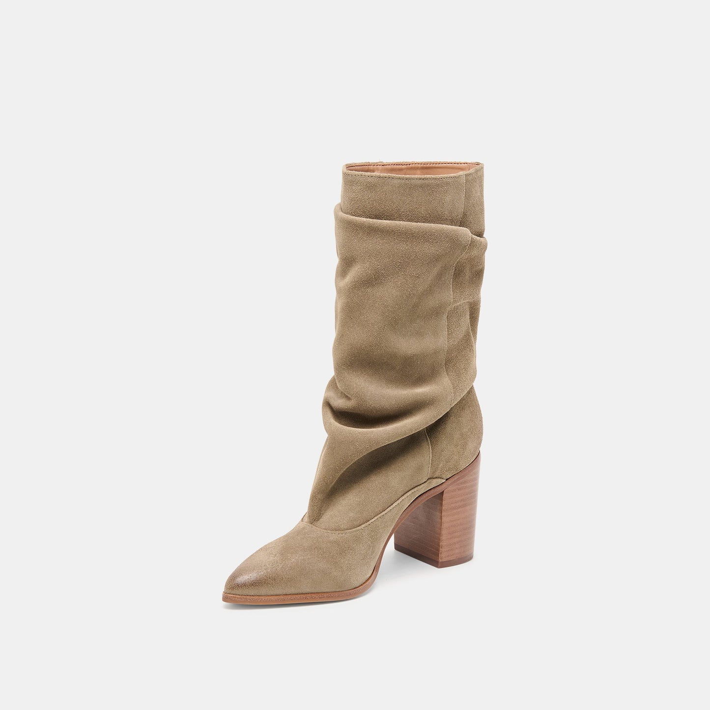 Talina Olive Suede Boots