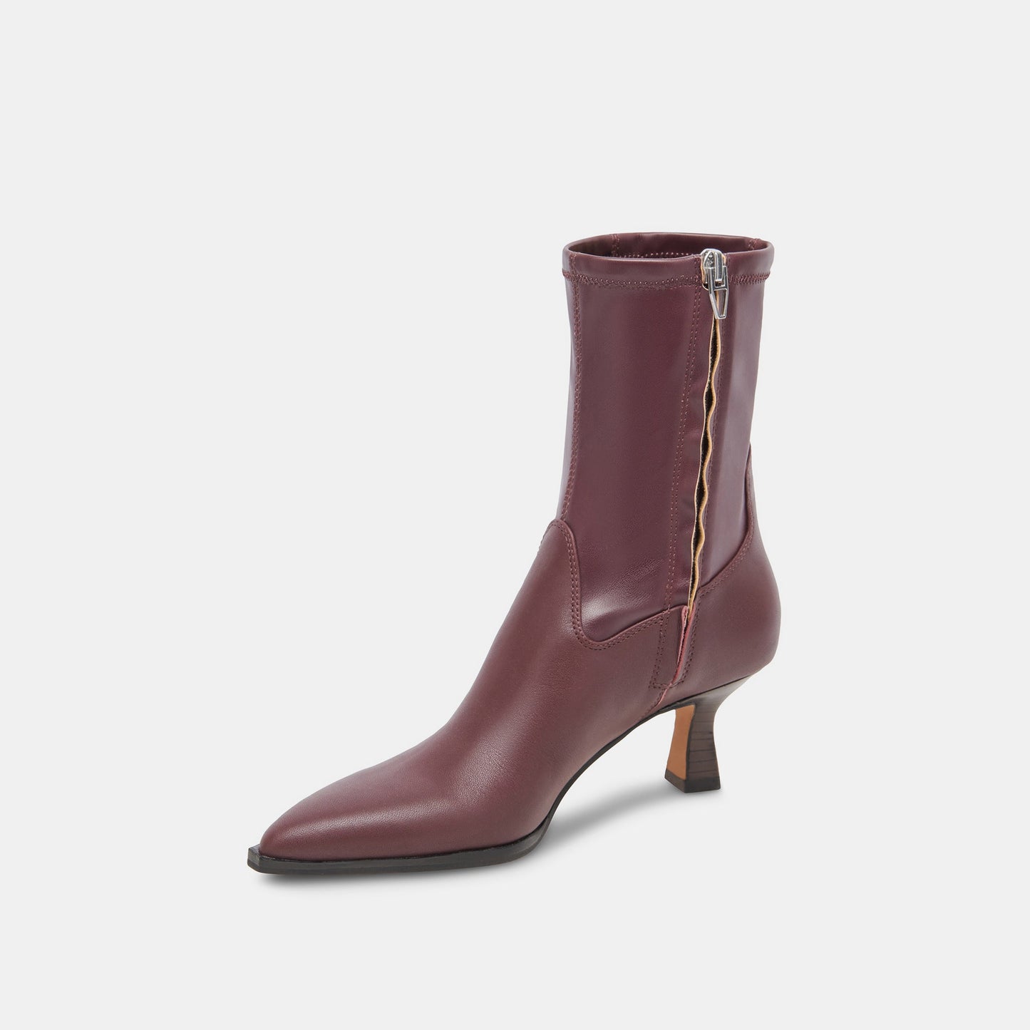 Arya Wine Leather Boots | Rich Leather Wine Boots with Skinny Heel
 – Dolce Vita