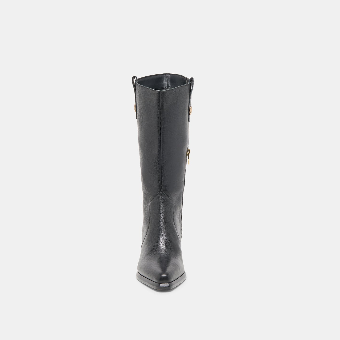 Vern Black Leather Boots