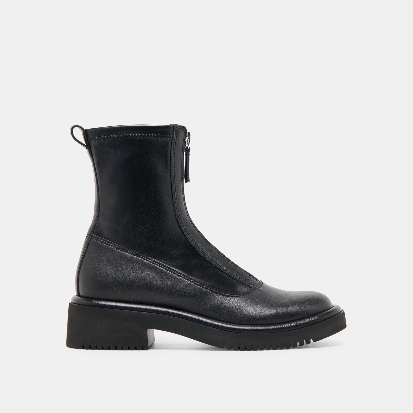 Shante Black Leather Boots