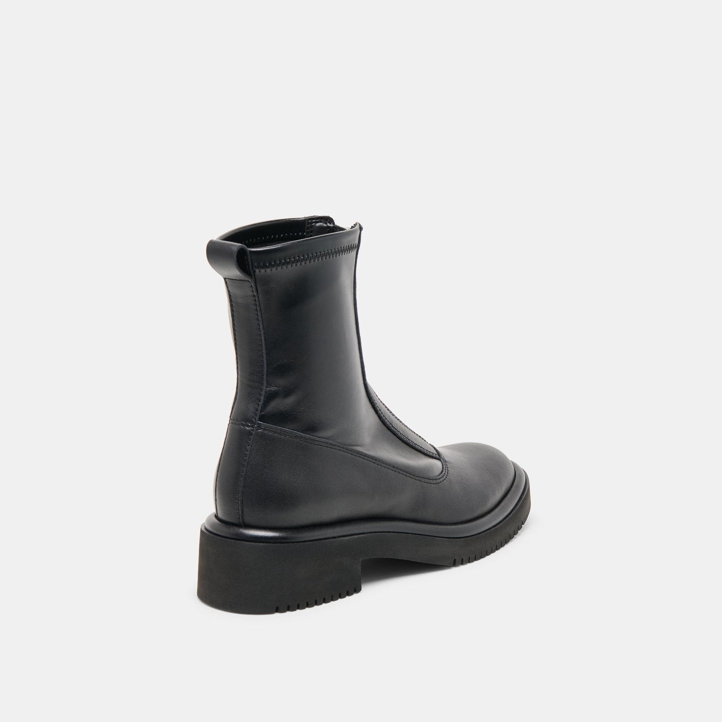 Shante Black Leather Boots
