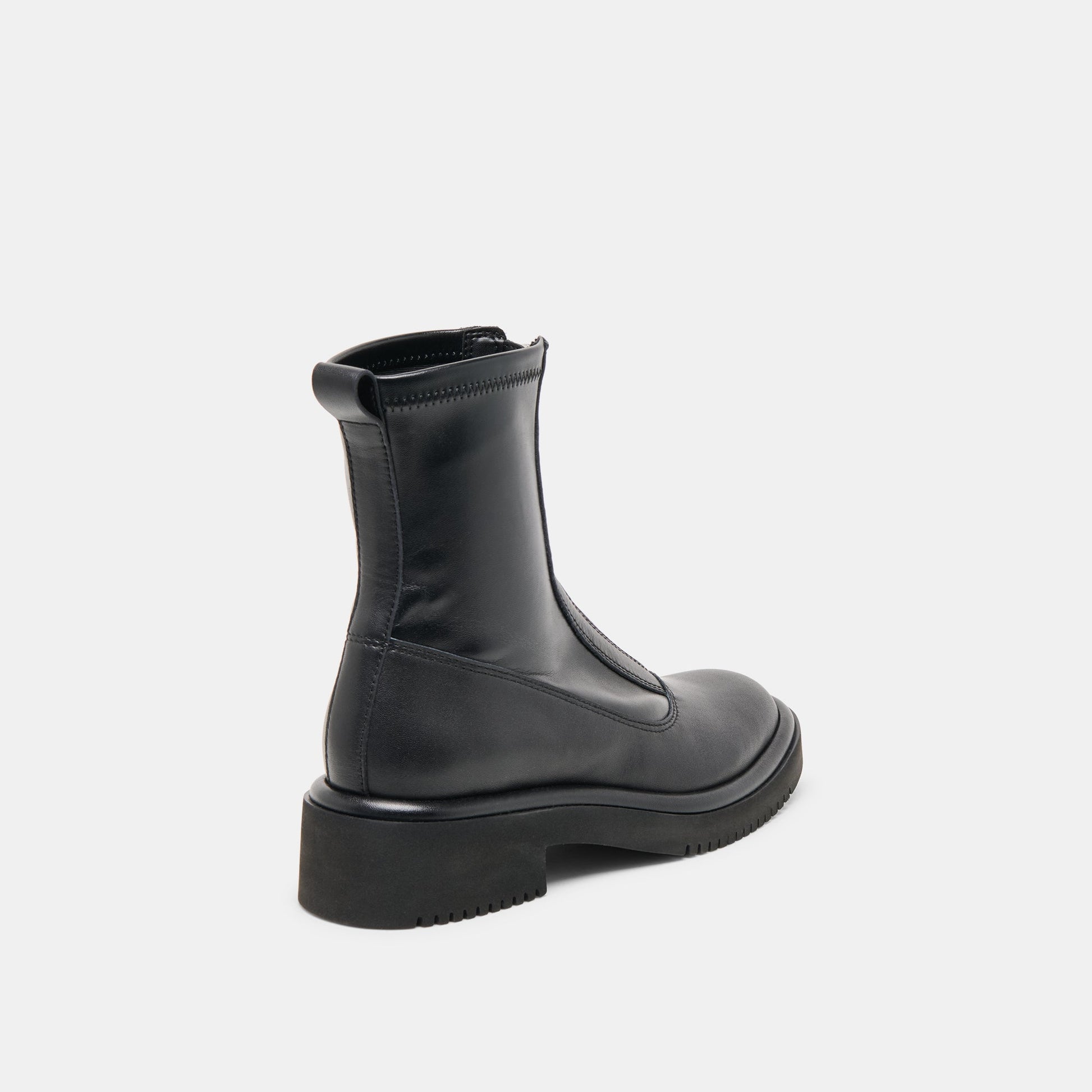 Shante Black Leather Boots
