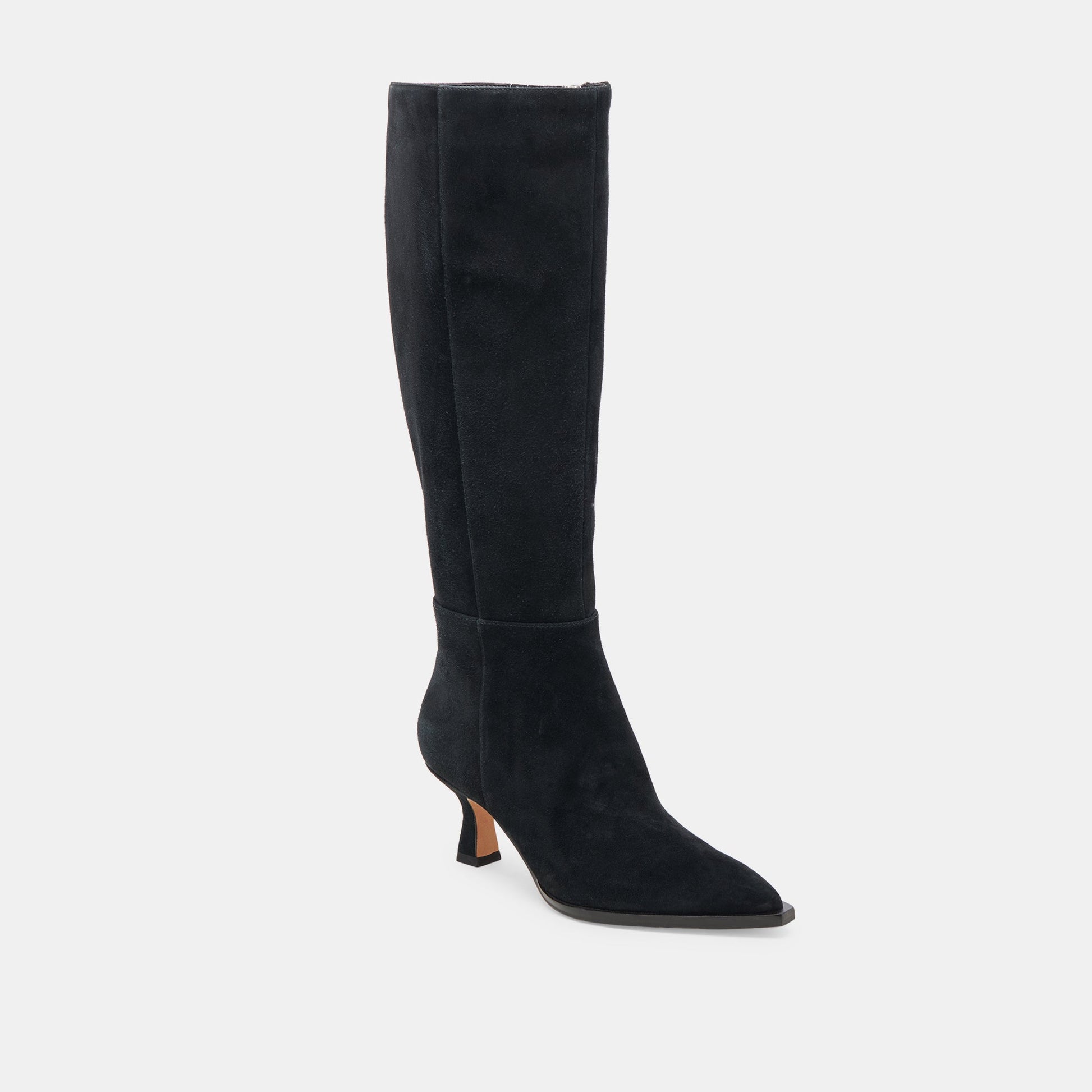 Auggie Boots | Onyx Suede Boots by Dolce Vita