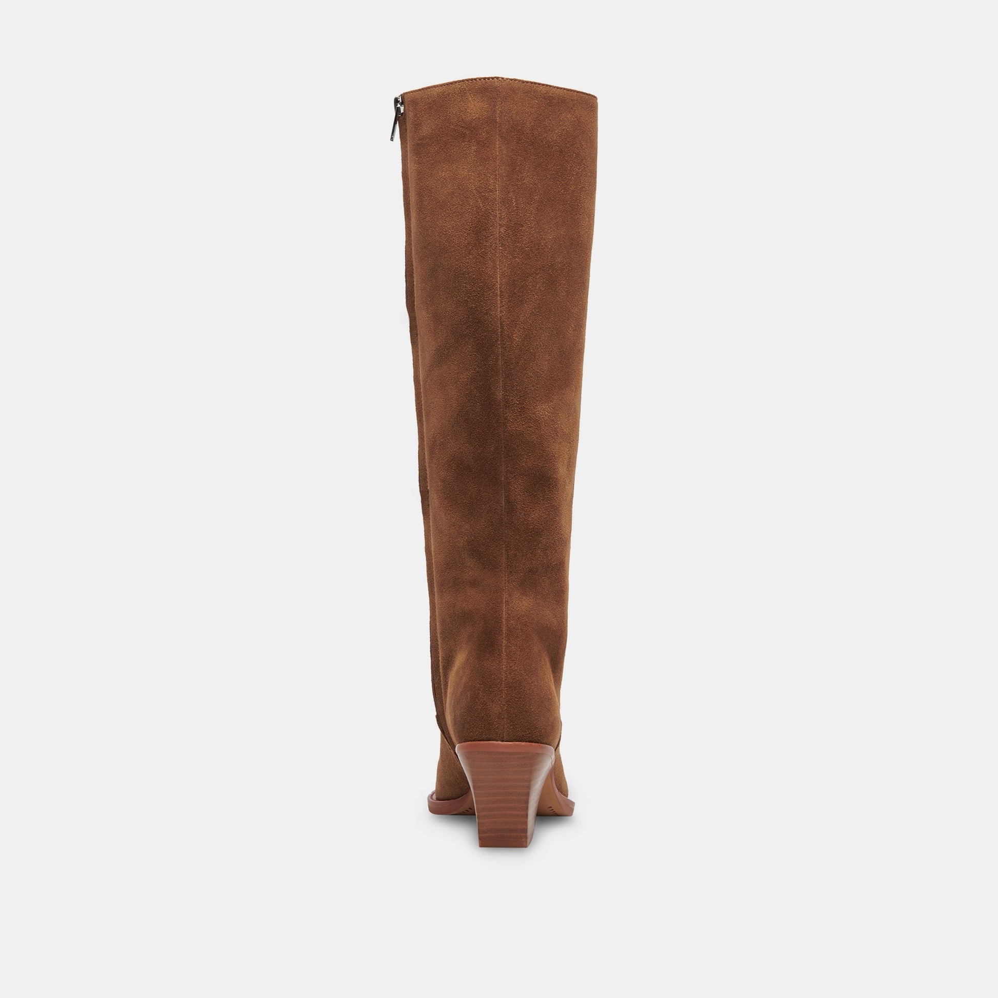 RAJ Wide Calf Boots Brown Suede | Women's Brown Suede Knee-High Boots
 – Dolce Vita