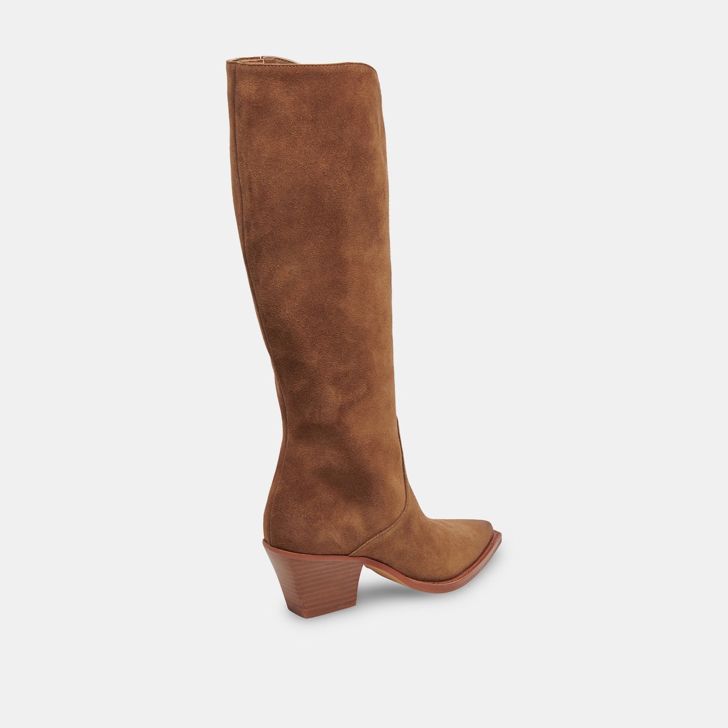 RAJ Wide Calf Boots Brown Suede | Women's Brown Suede Knee-High Boots
 – Dolce Vita