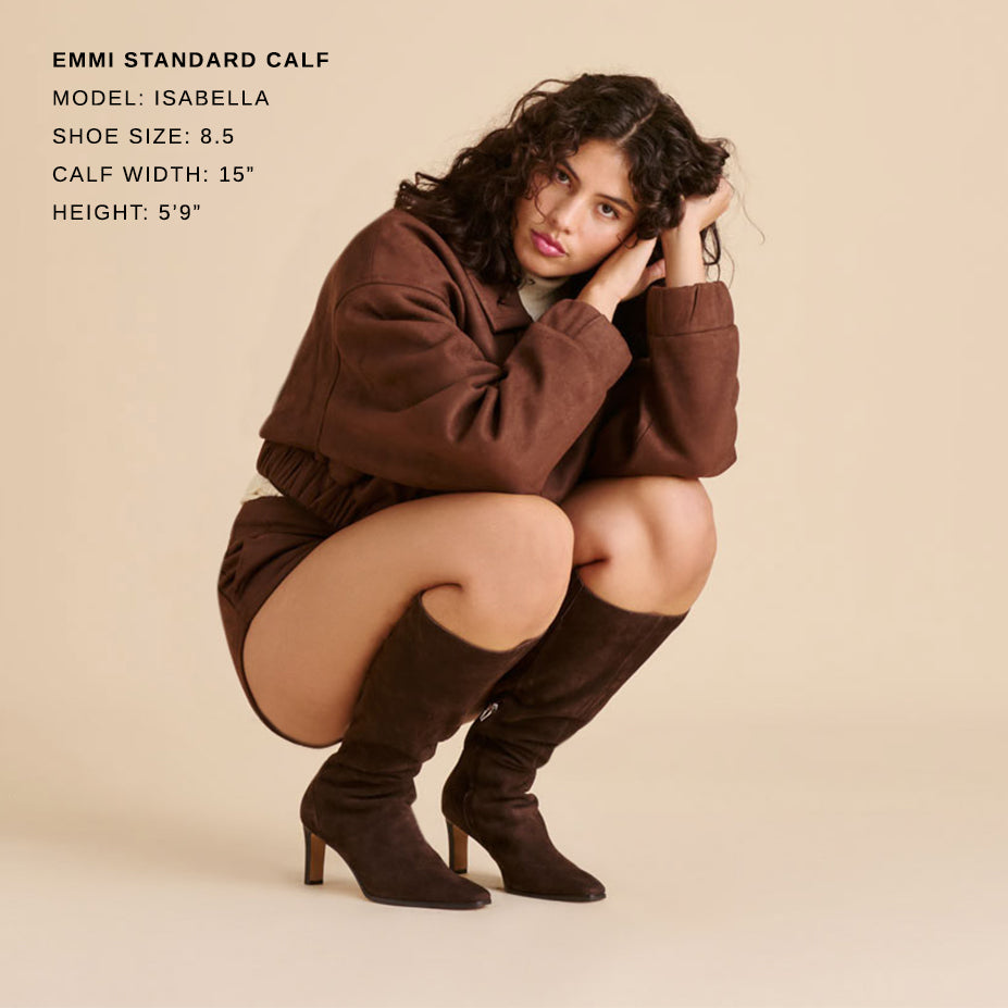 Emmi Dk Brown Suede Boots