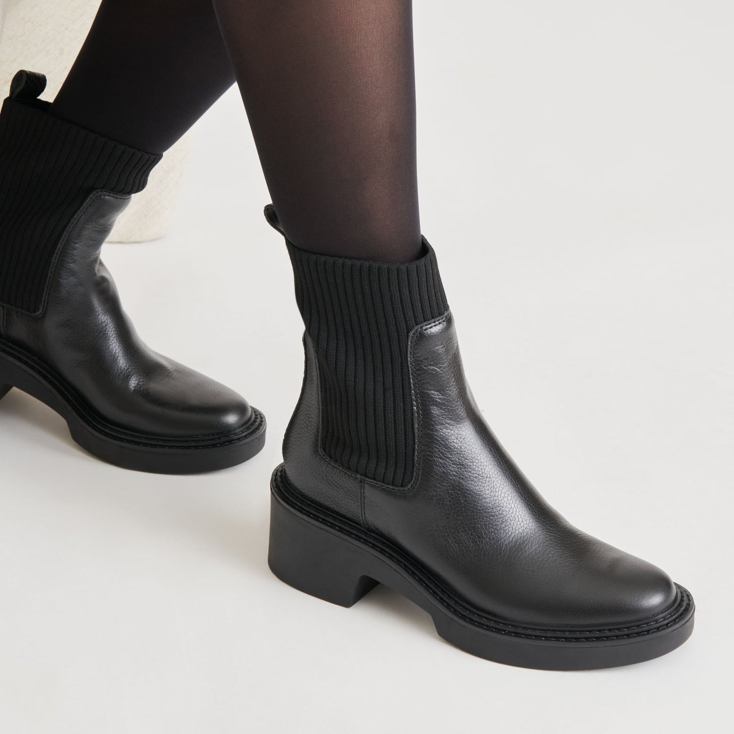 Hilora H2O Waterproof Black Leather Boots