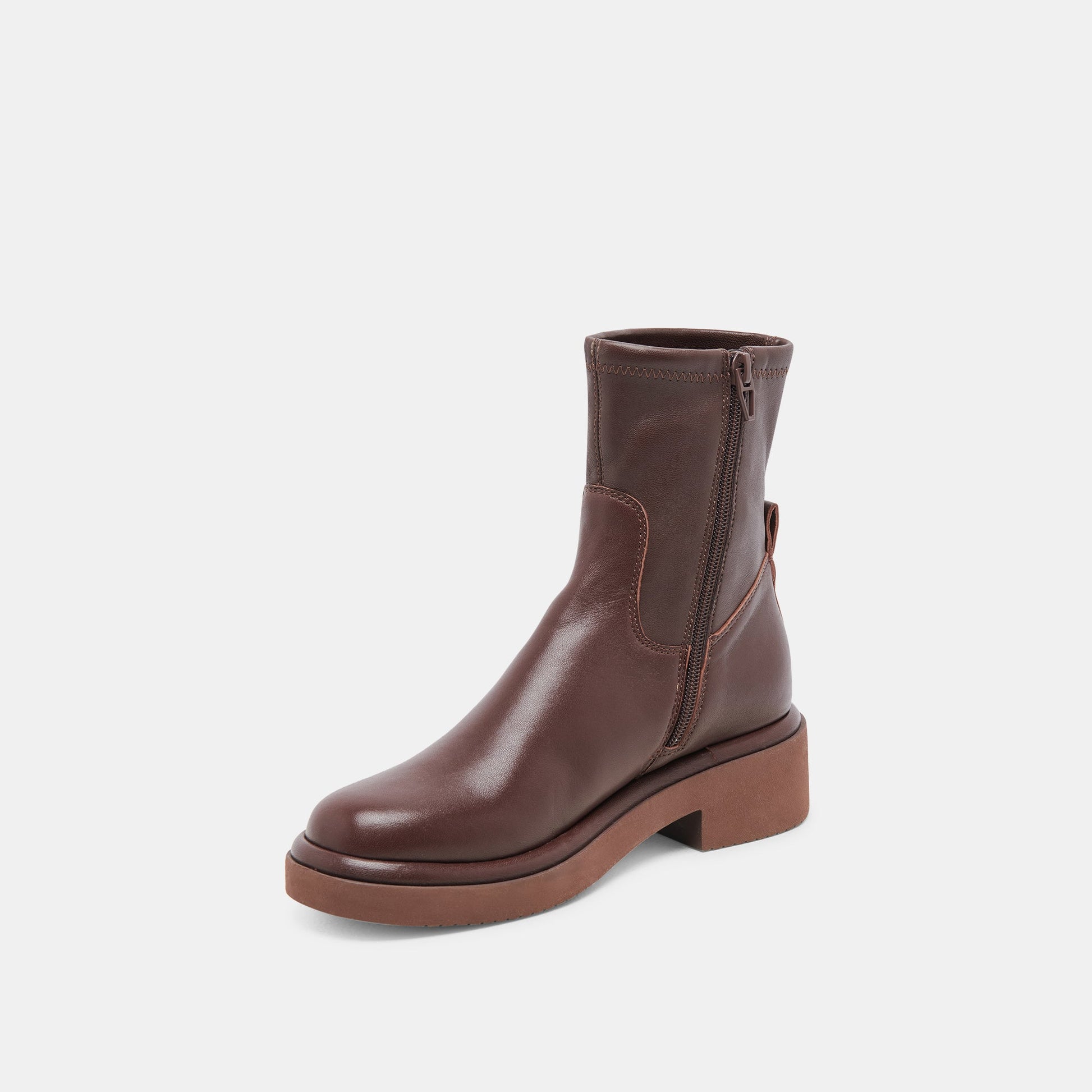 Simaya H2O Waterproof Mahogany Leather Boots