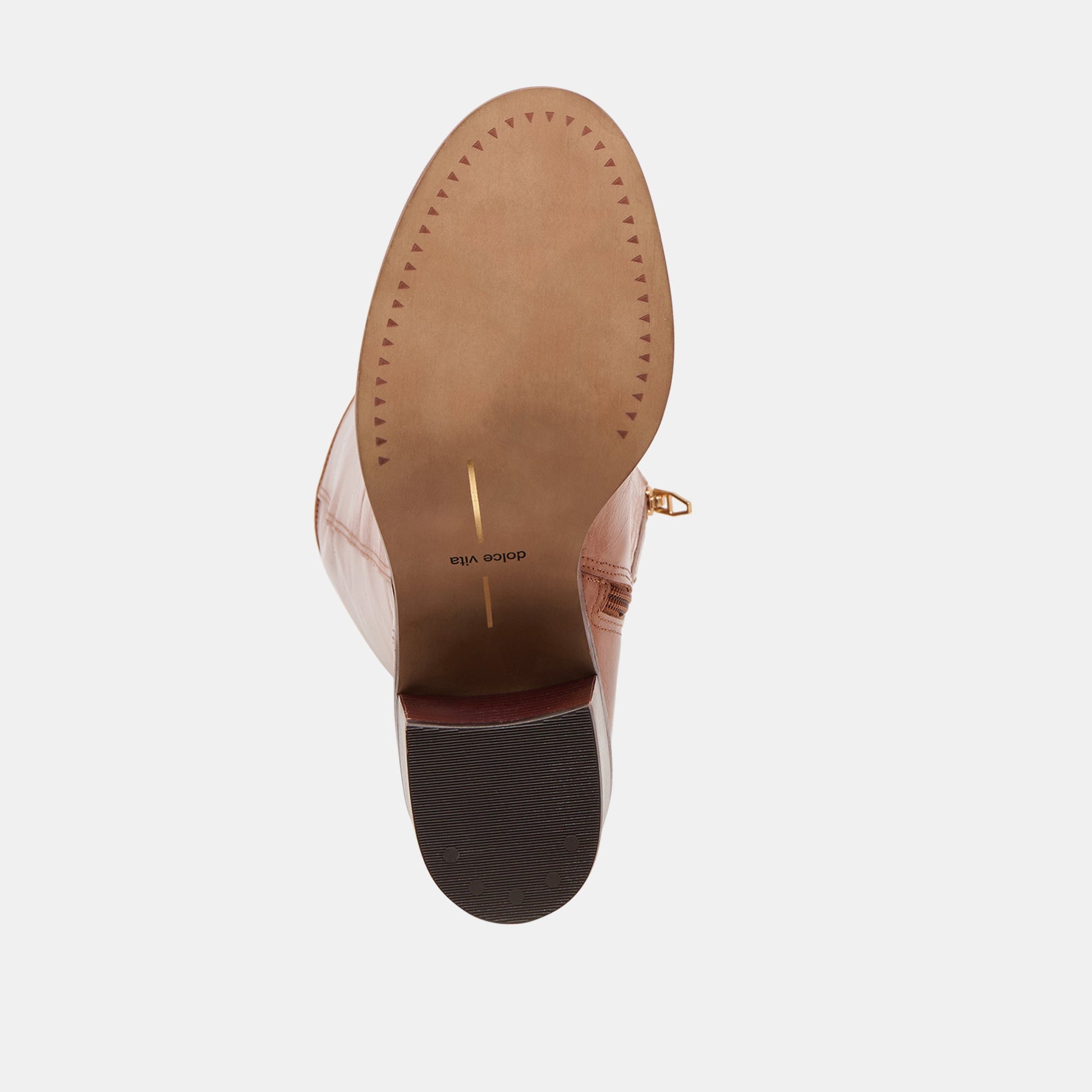 Lucyle Tan Leather Boots