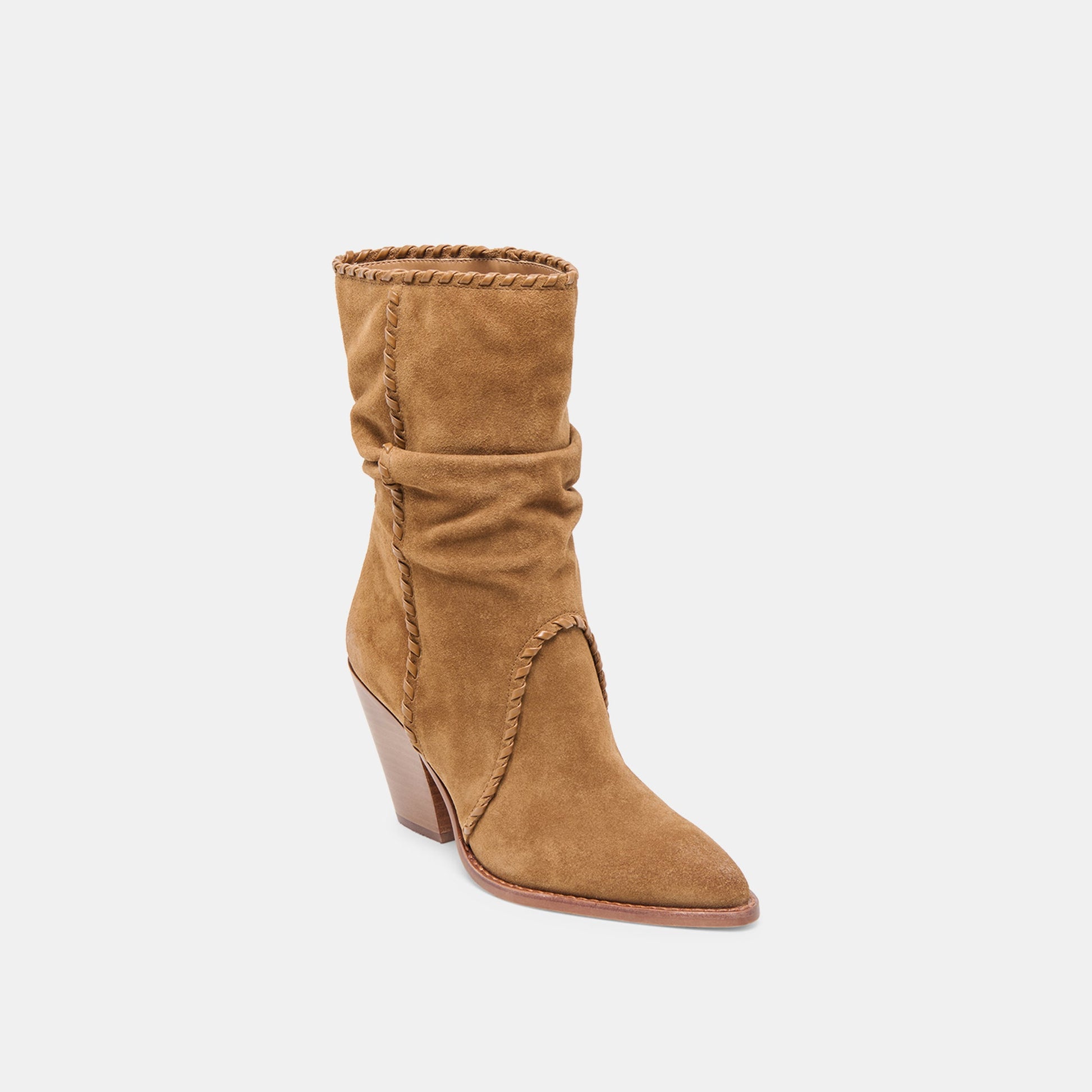 Julith Lt Brown Suede Boots