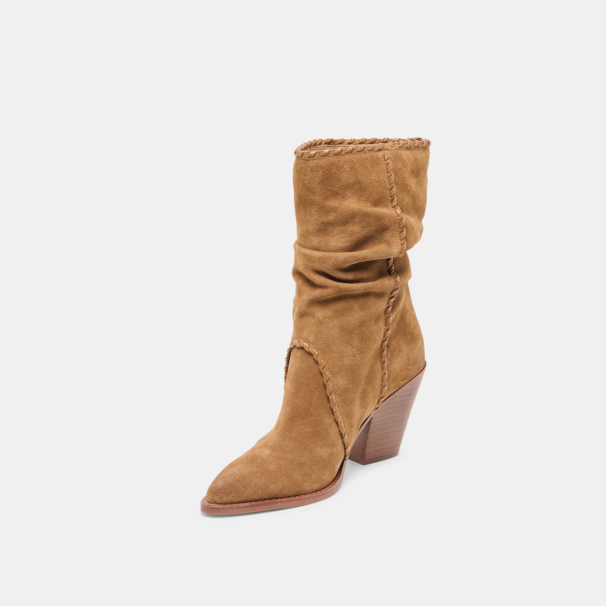 Julith Lt Brown Suede Boots
