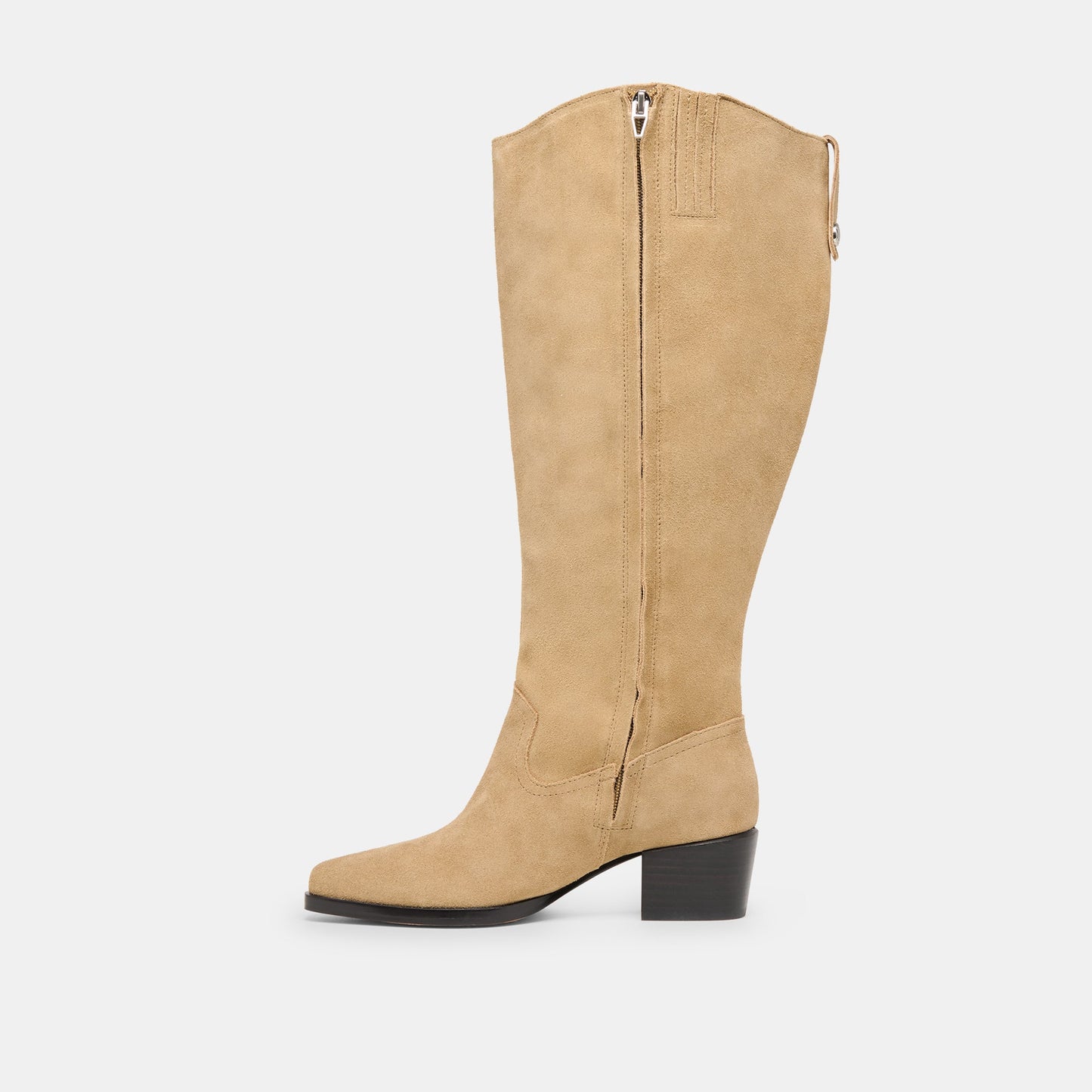 Virona H2O Waterproof Dk Taupe Suede Extra Wide Calf Boots