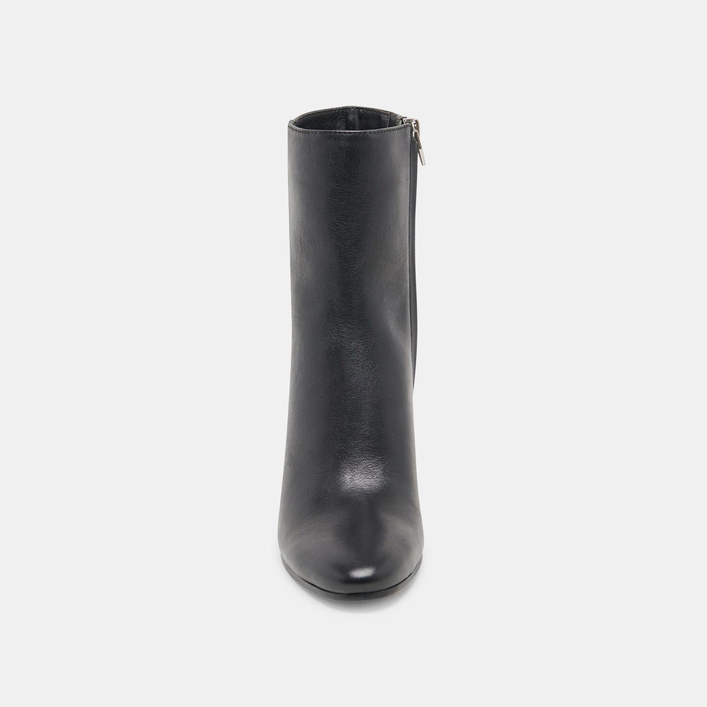 Suzy Wide Black Leather Booties