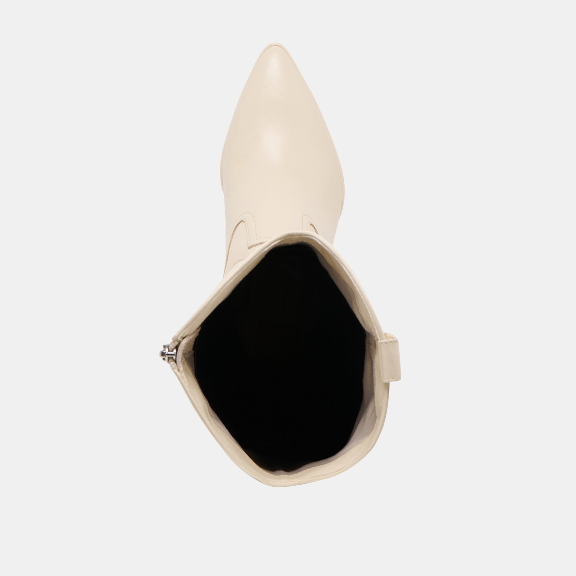 Alisa Creme Leather Boots