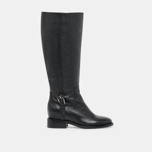 Kilian H2O Waterproof Black Leather Wide Calf Boots