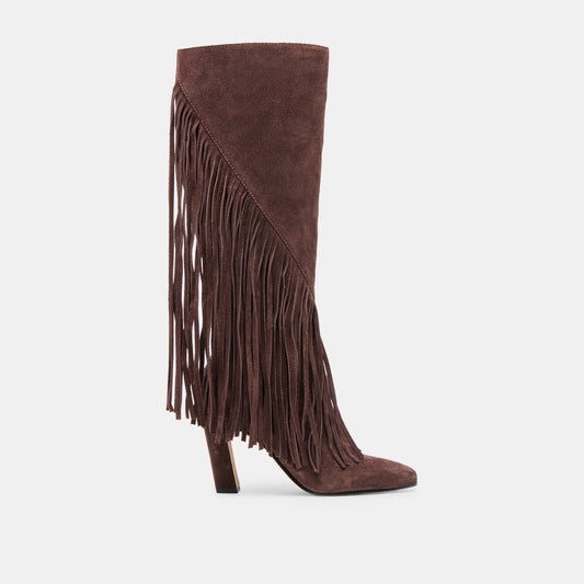 Giano Mahogany Suede Boots