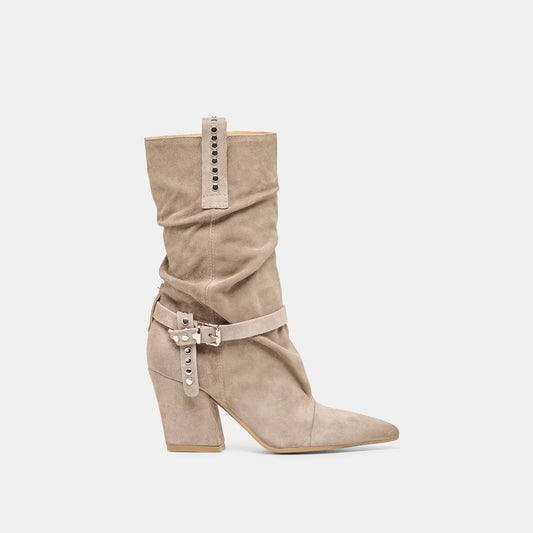 Morla Taupe Suede Boots