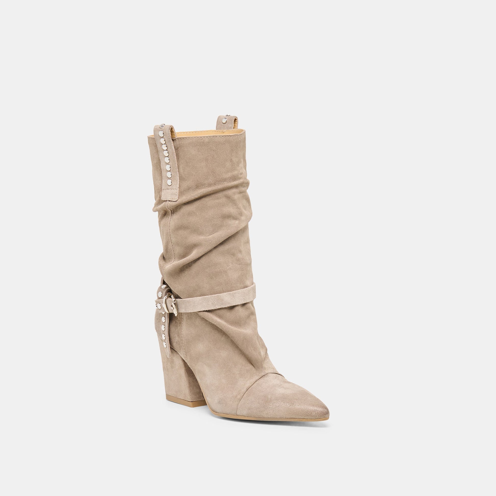 Morla Taupe Suede Boots