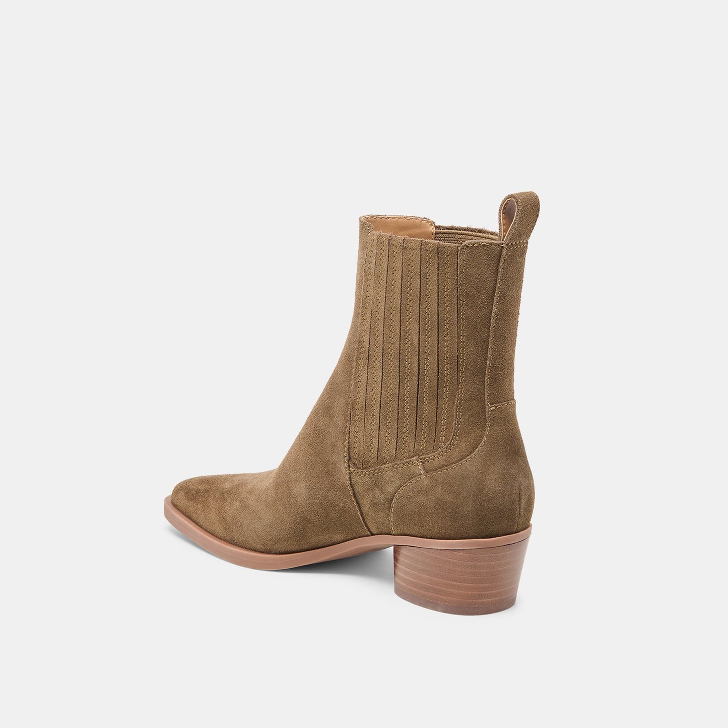 Faint H2O Waterproof Olive Suede Booties