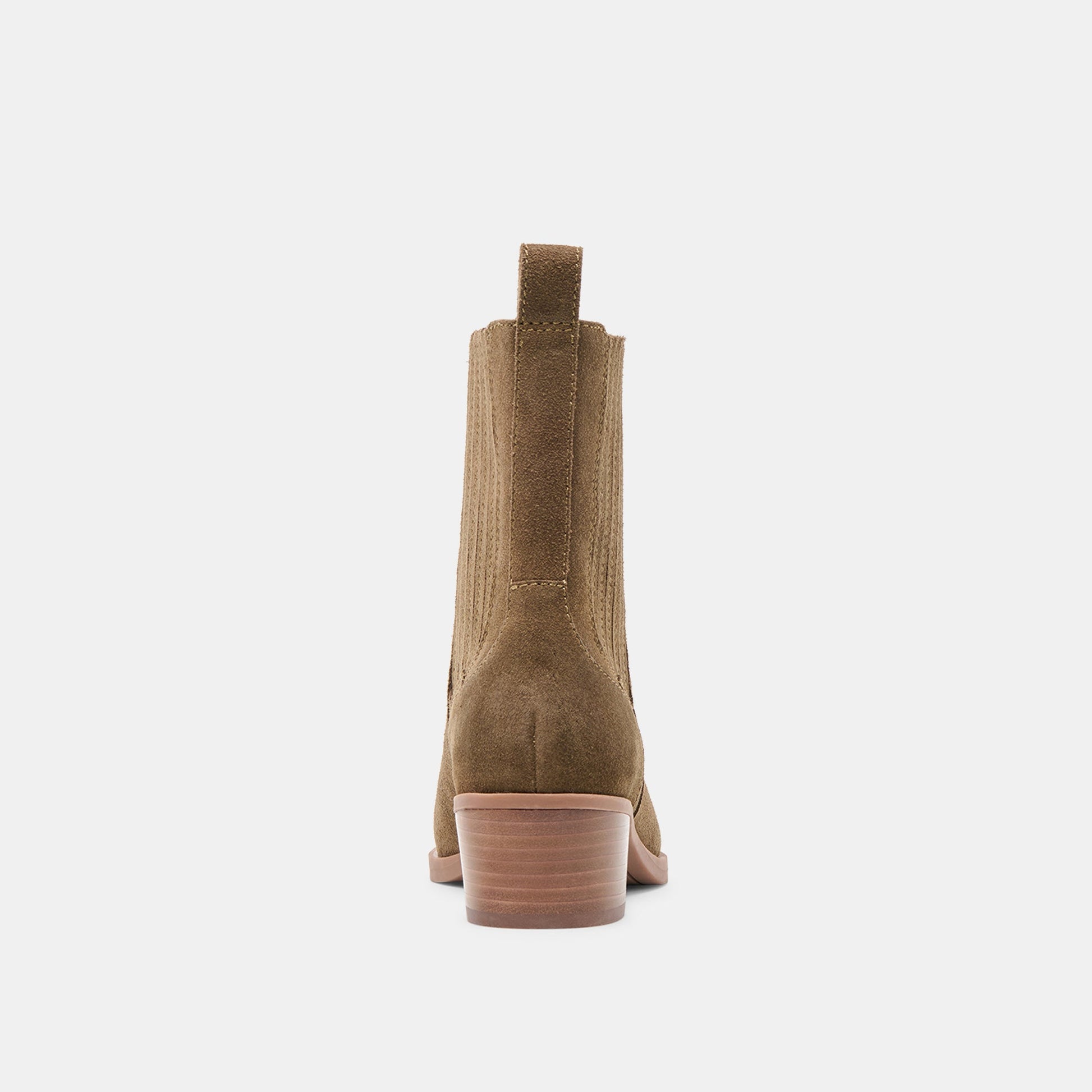 Faint H2O Waterproof Olive Suede Booties