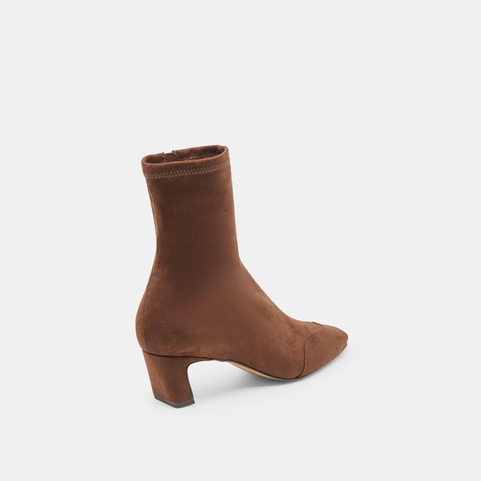 Anika Wide Dk Brown Stella Suede Boots