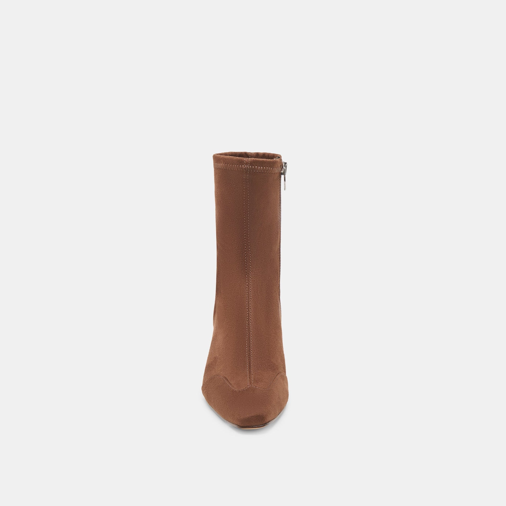 Anika Wide Dk Brown Stella Suede Boots